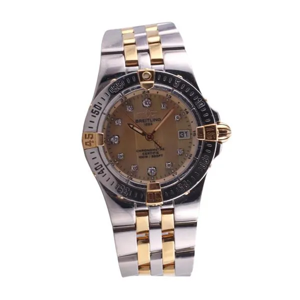 Breitling Starliner B71340 30mm Yellow gold and stainless steel Gold tone