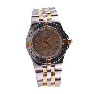 Breitling Galactic B71340 Yellow gold and Stainless steel Golden