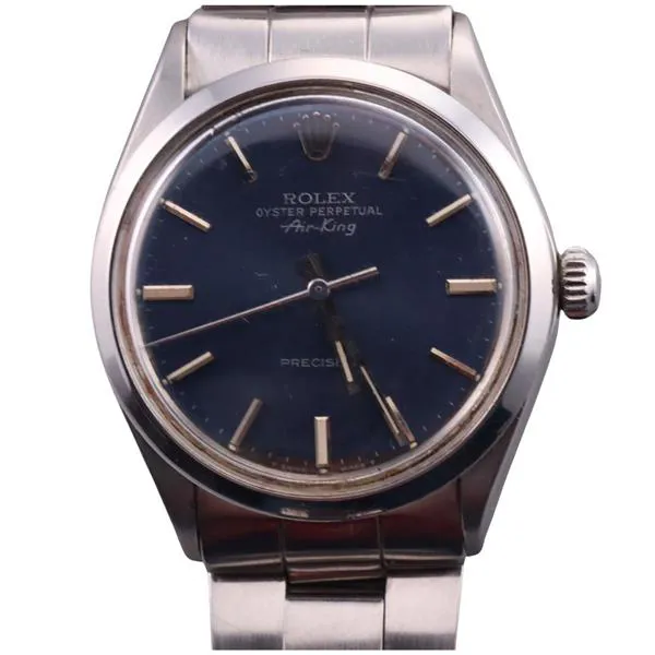 Rolex Air King 5500 34mm Stainless steel Blue 2