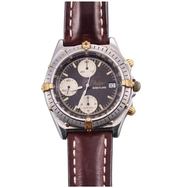 Breitling Chronomat 81950 40mm Yellow gold and stainless steel Black 1