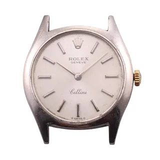 Rolex Cellini 3800 White gold Silver