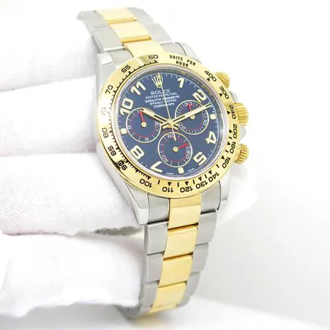 Rolex Daytona 116503 40mm Yellow gold and stainless steel Blue