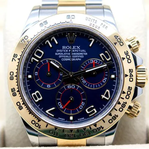 Rolex Daytona 116503 40mm Yellow gold and stainless steel Blue 2