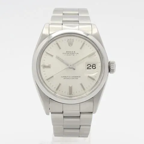 Rolex Oyster Perpetual Date 1500 36mm Stainless steel Silver