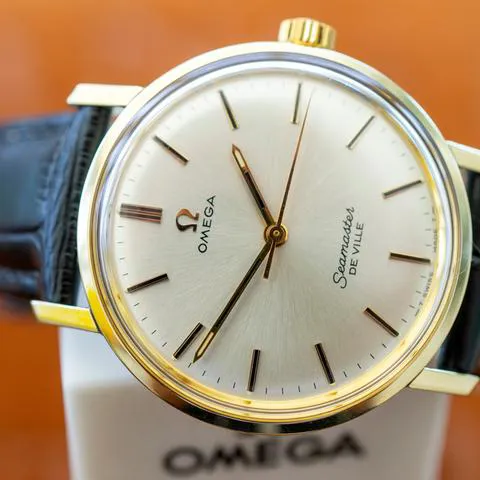 Omega Seamaster De Ville 135.020 34mm Yellow gold and stainless steel Silver