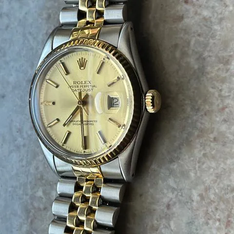 Rolex Datejust 36 16013 36mm Yellow gold and stainless steel Champagne 3