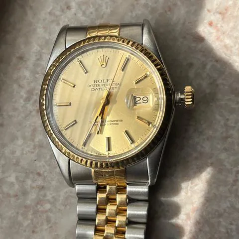 Rolex Datejust 36 16013 36mm Yellow gold and stainless steel Champagne 13