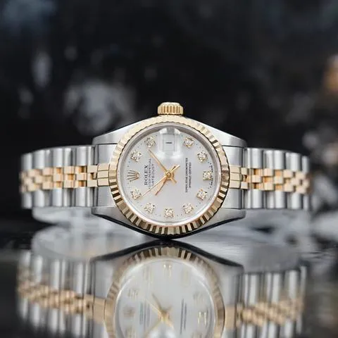 Rolex Lady-Datejust 69173 26mm Yellow gold and stainless steel Silver 1