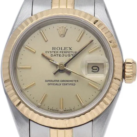 Rolex Lady-Datejust 69173 26mm Yellow gold Champagne
