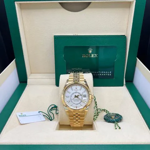 Rolex Sky-Dweller 336938 42mm Yellow gold White 5