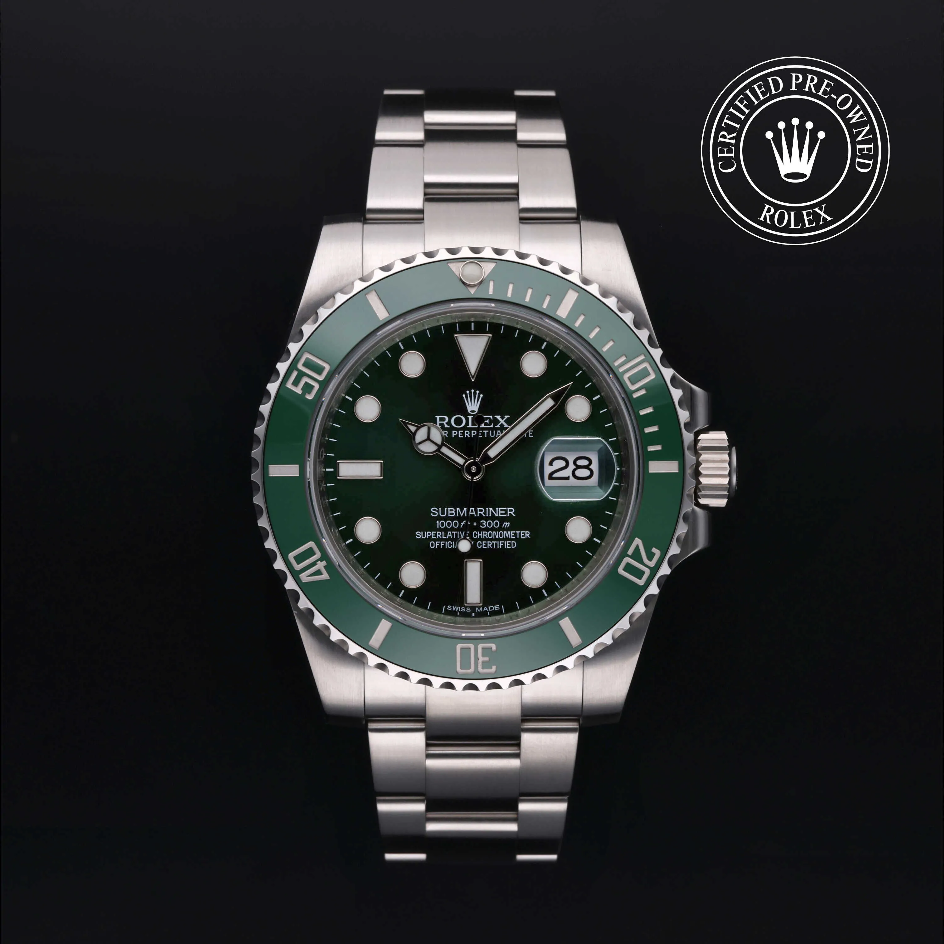 Rolex Submariner 116610LV 40mm Stainless steel Green