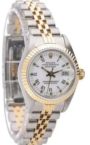 Rolex Lady-Datejust 69173 26mm Yellow gold and stainless steel White 5