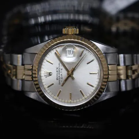 Rolex Datejust 6917 26mm Yellow gold and stainless steel White