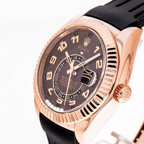 Rolex Sky-Dweller 326135 42mm Rose gold Brown 2