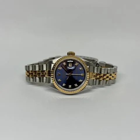 Rolex Lady-Datejust 69173 26mm Yellow gold Blue