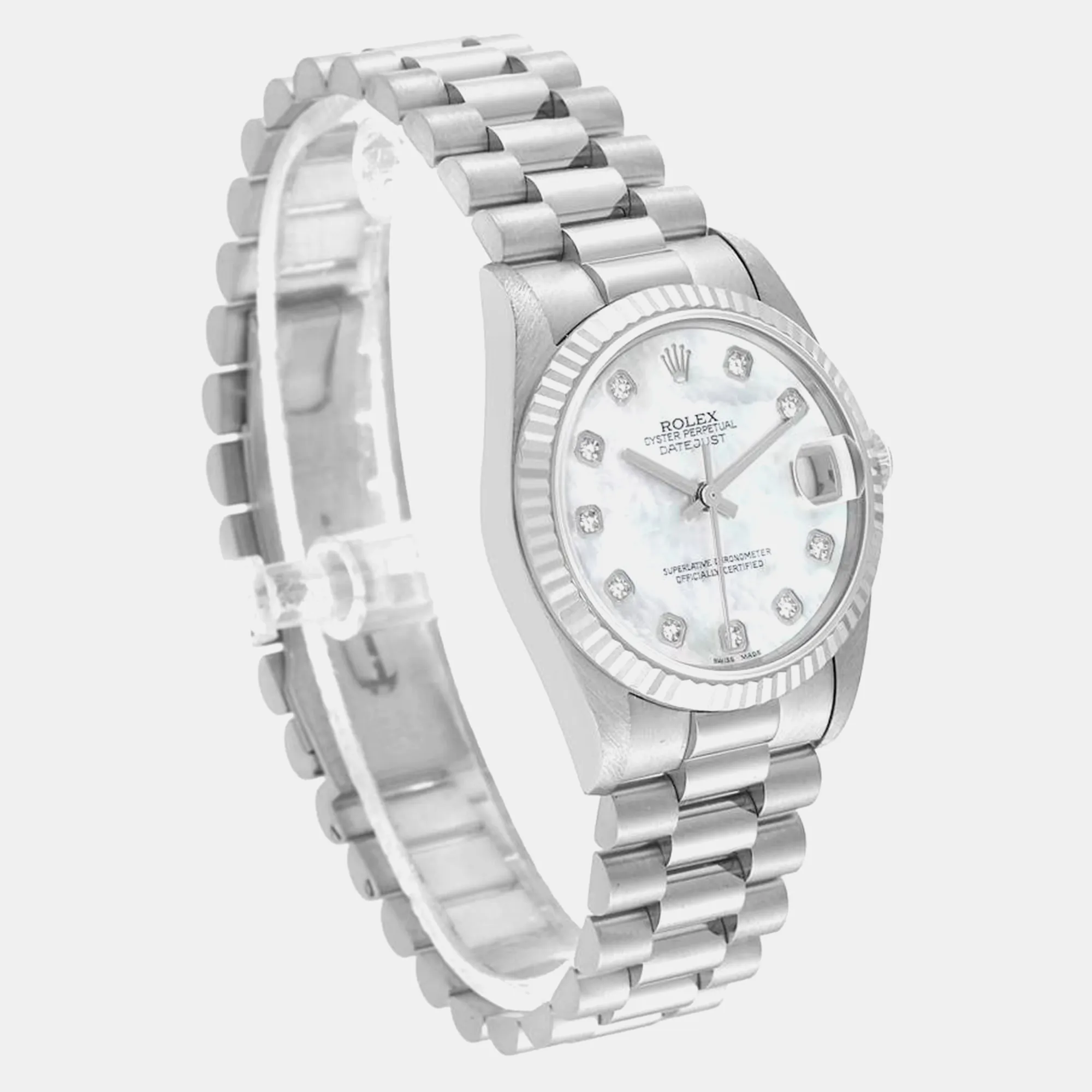 Rolex Datejust 68279 31mm White gold 3