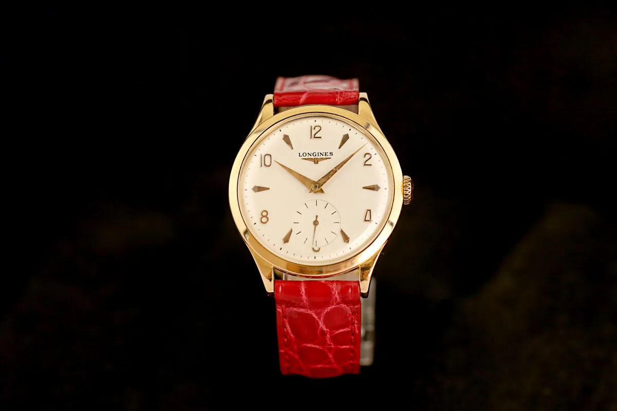 Longines 37mm Yellow gold