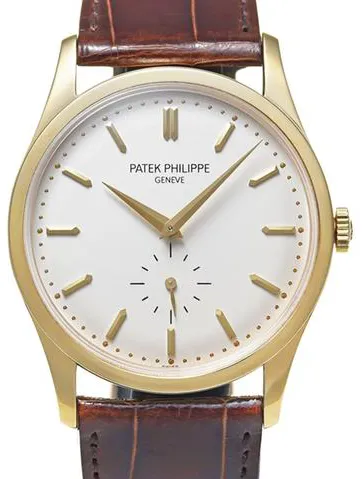 Patek Philippe Calatrava 5196J-001 37mm Yellow gold Silver