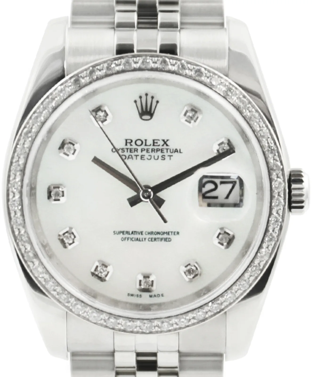 Rolex Datejust 36 116200 36mm Stainless steel •