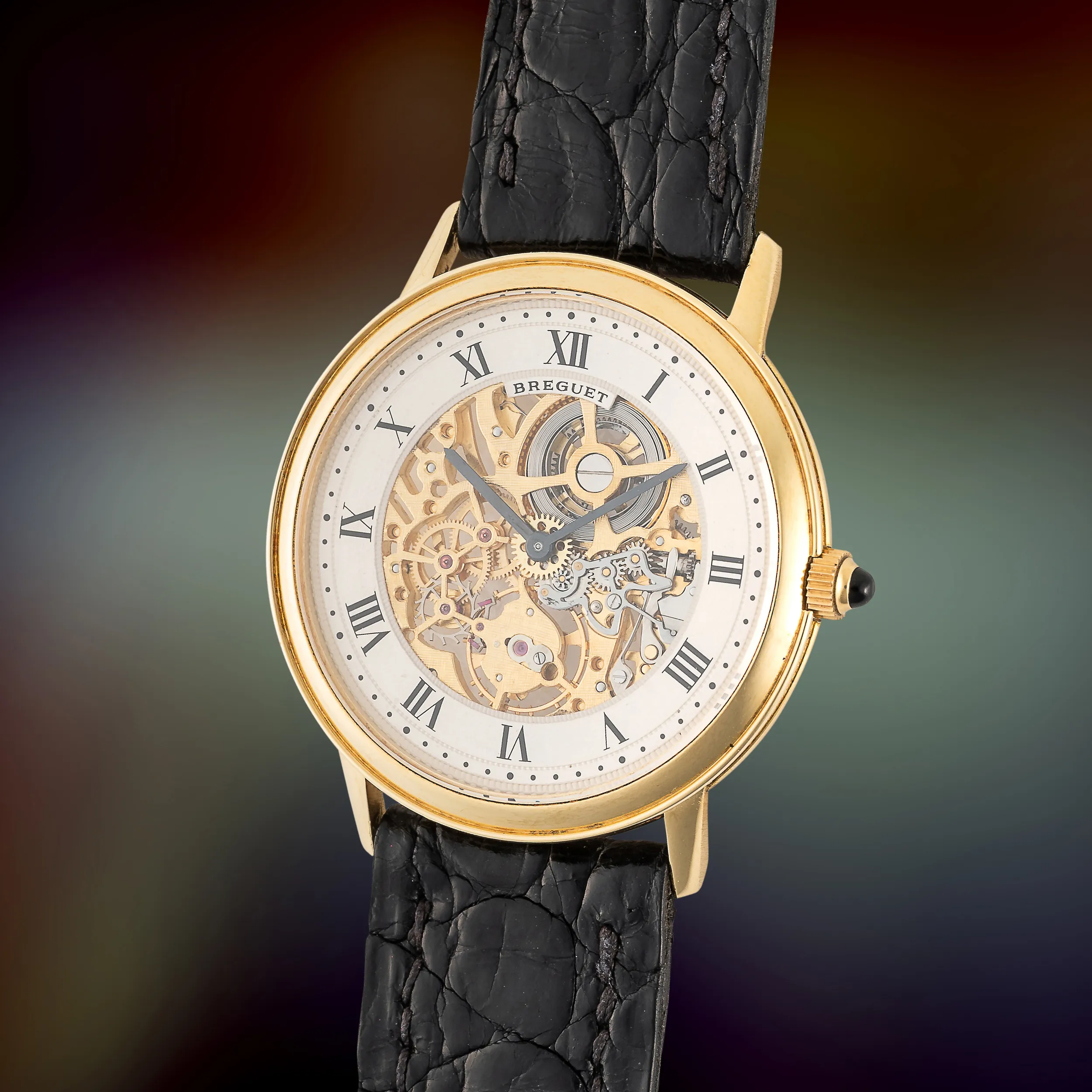 Breguet Classique 33.5mm Yellow gold Skeletonised