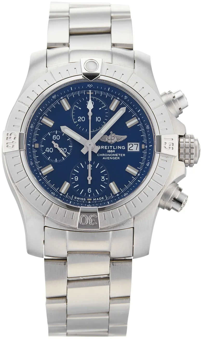 Breitling Avenger A13385101C1A1 43mm Stainless steel Blue