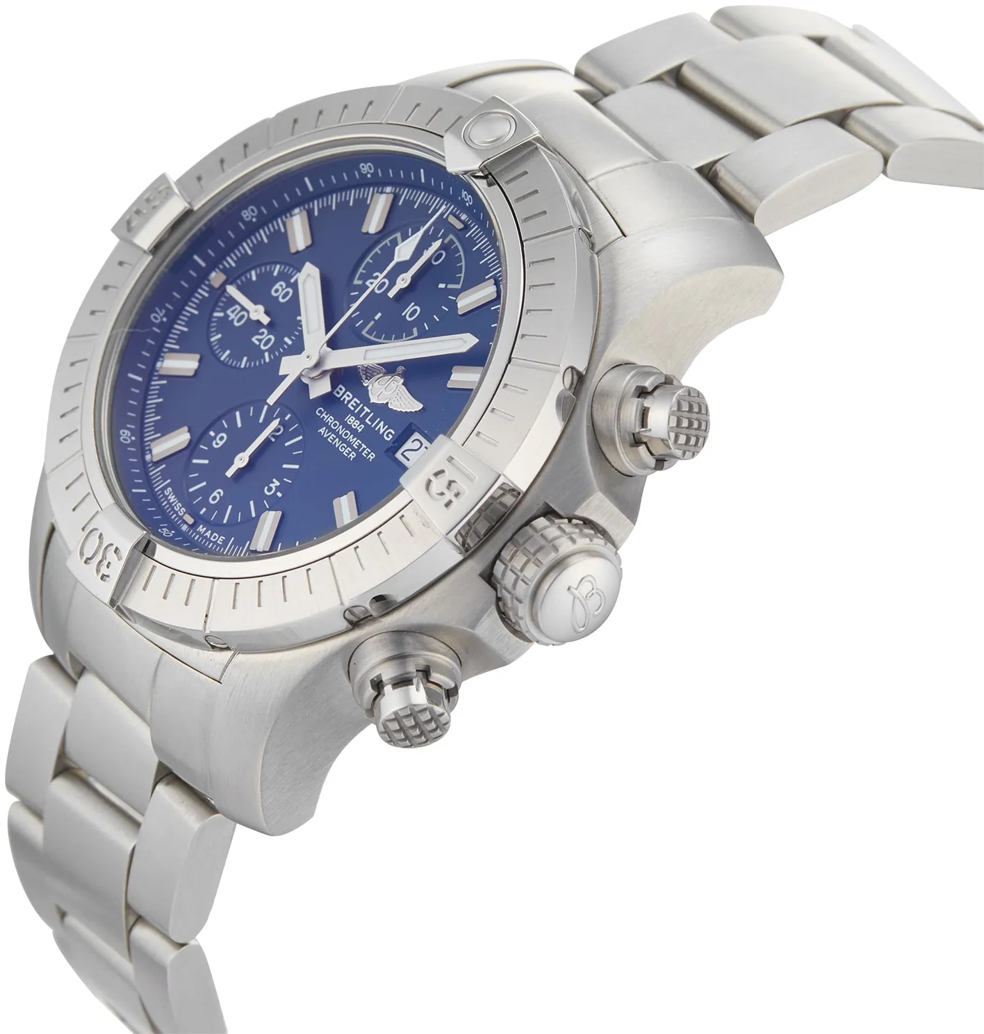 Breitling Avenger A13385 43mm Stainless steel Blue 3