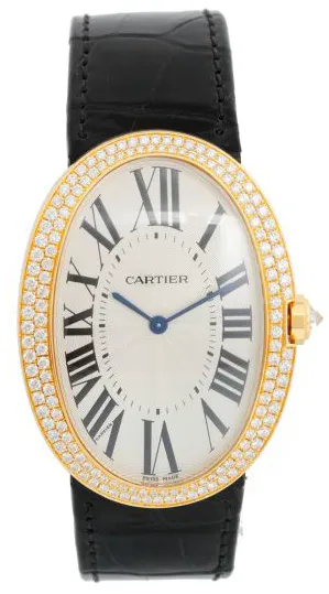 Cartier Baignoire WB520022 44mm Yellow gold Silver