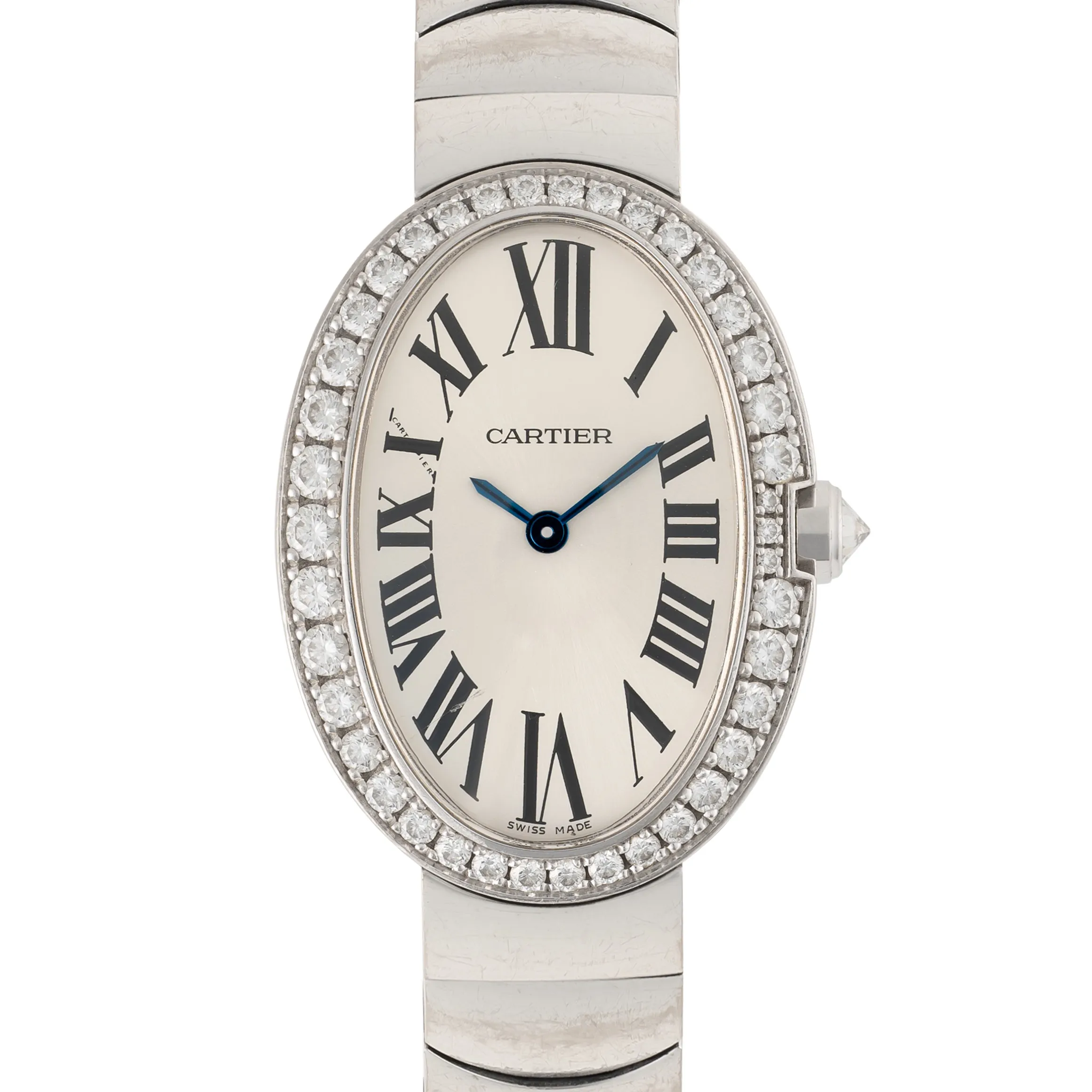 Cartier Baignoire 3065 32mm White gold and Diamond