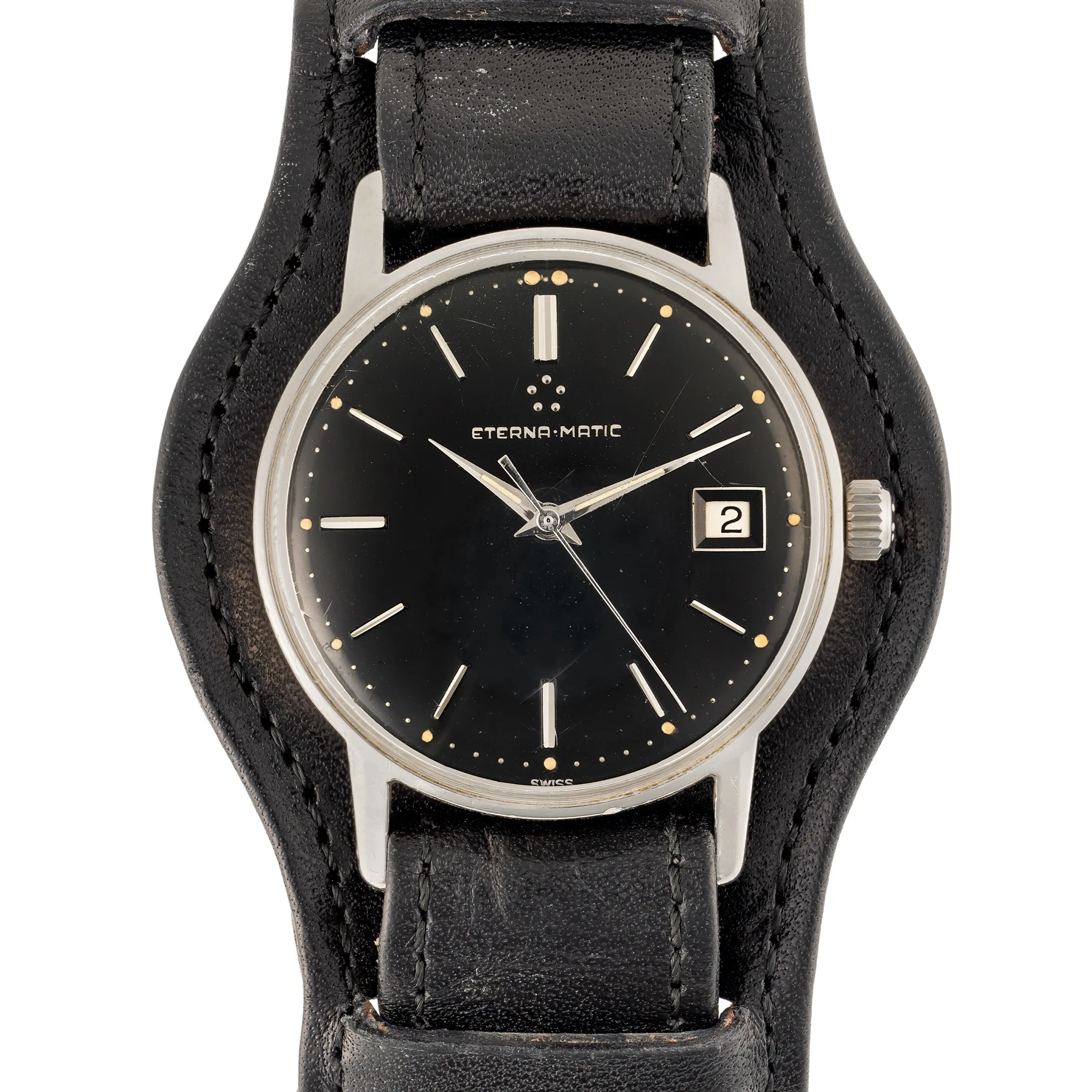 Eterna Eterna-Matic 33mm Stainless steel Black