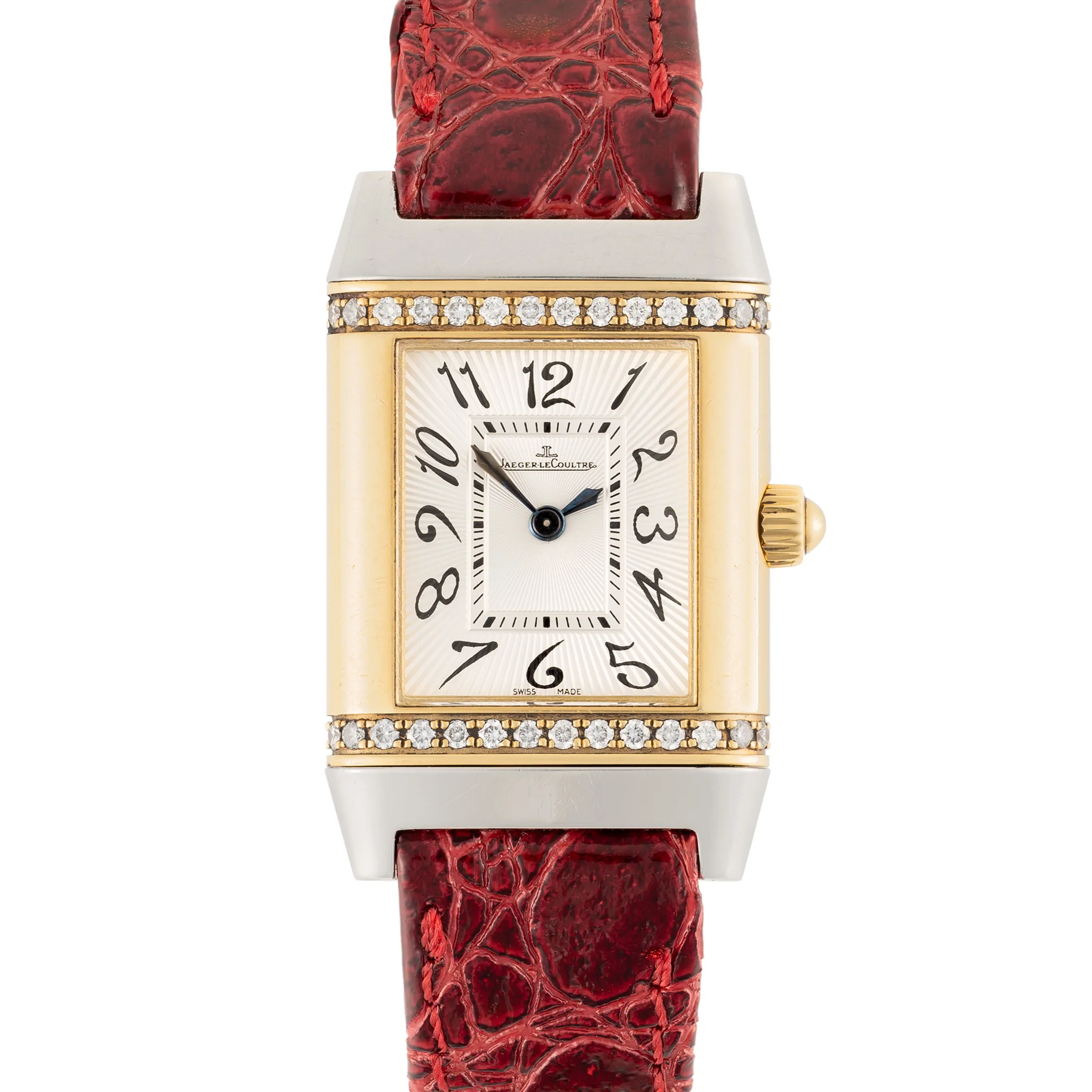 Jaeger-LeCoultre Reverso 265.5.08 21mm Stainless steel, gold and diamond-set