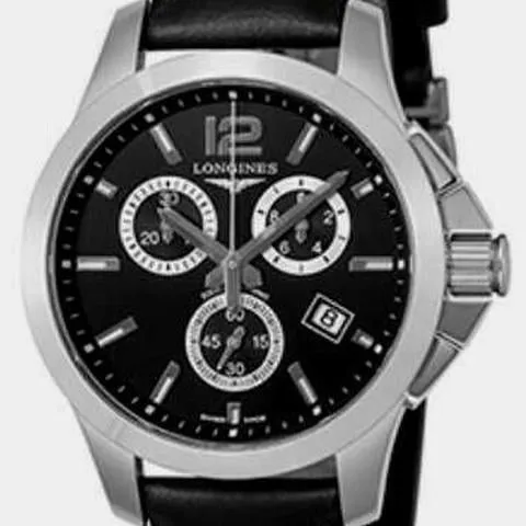 Longines Conquest L33794563 36mm Stainless steel Black