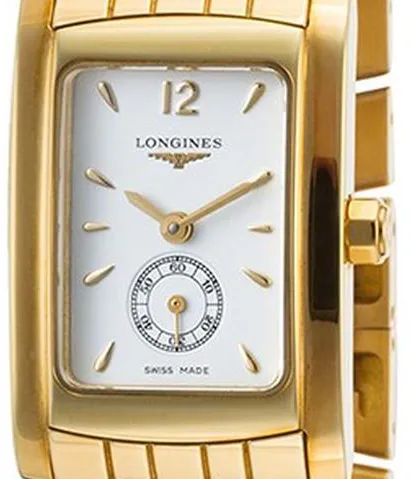 Longines DolceVita L5.155.6.16.6 20mm Yellow gold White