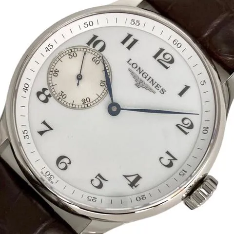 Longines Master Collection L2.841.4.18.3 47mm Stainless steel White
