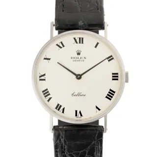 Rolex Cellini 3833 White gold White