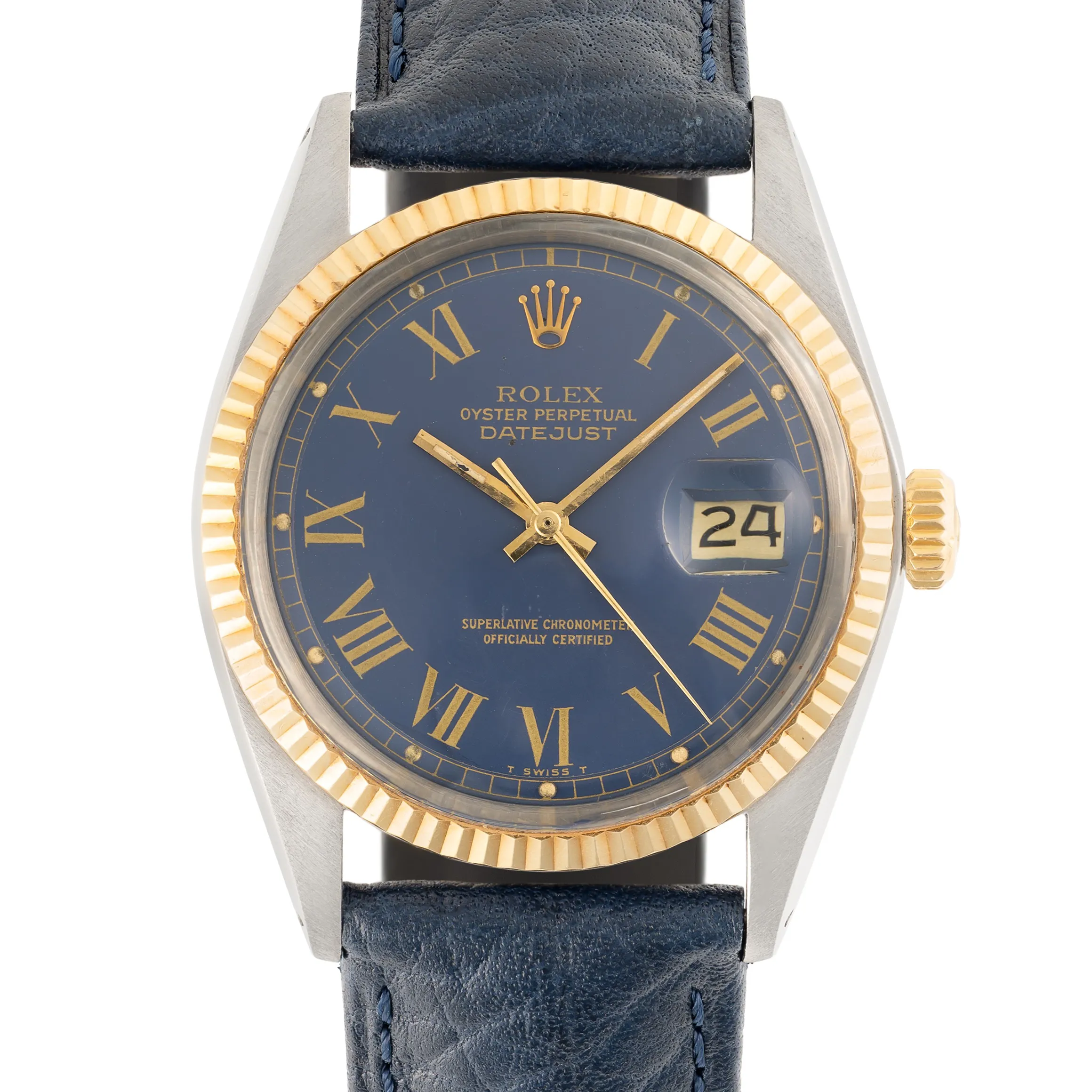 Rolex Datejust 36 1601 36mm Steel and gold Blue