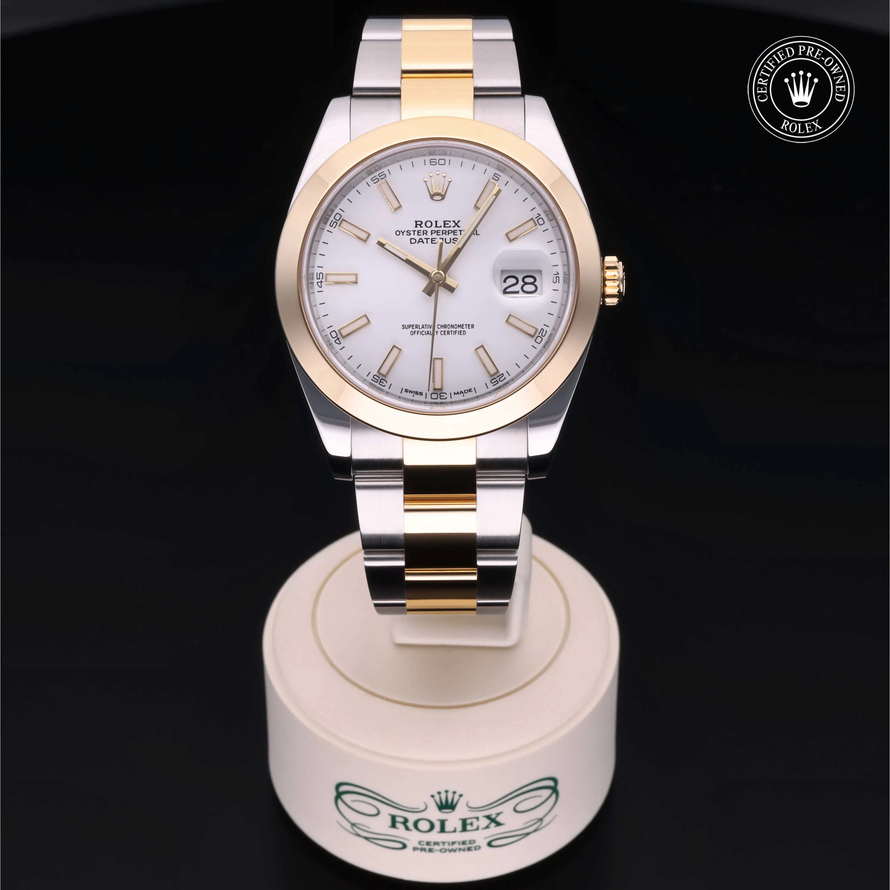 Rolex Datejust 41 126303 41mm Yellow gold and Stainless steel White 1