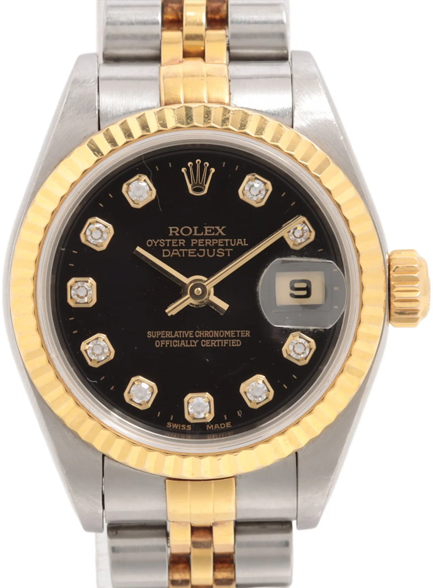 Rolex Datejust 79173NR 36mm Yellow gold and stainless steel Champagne