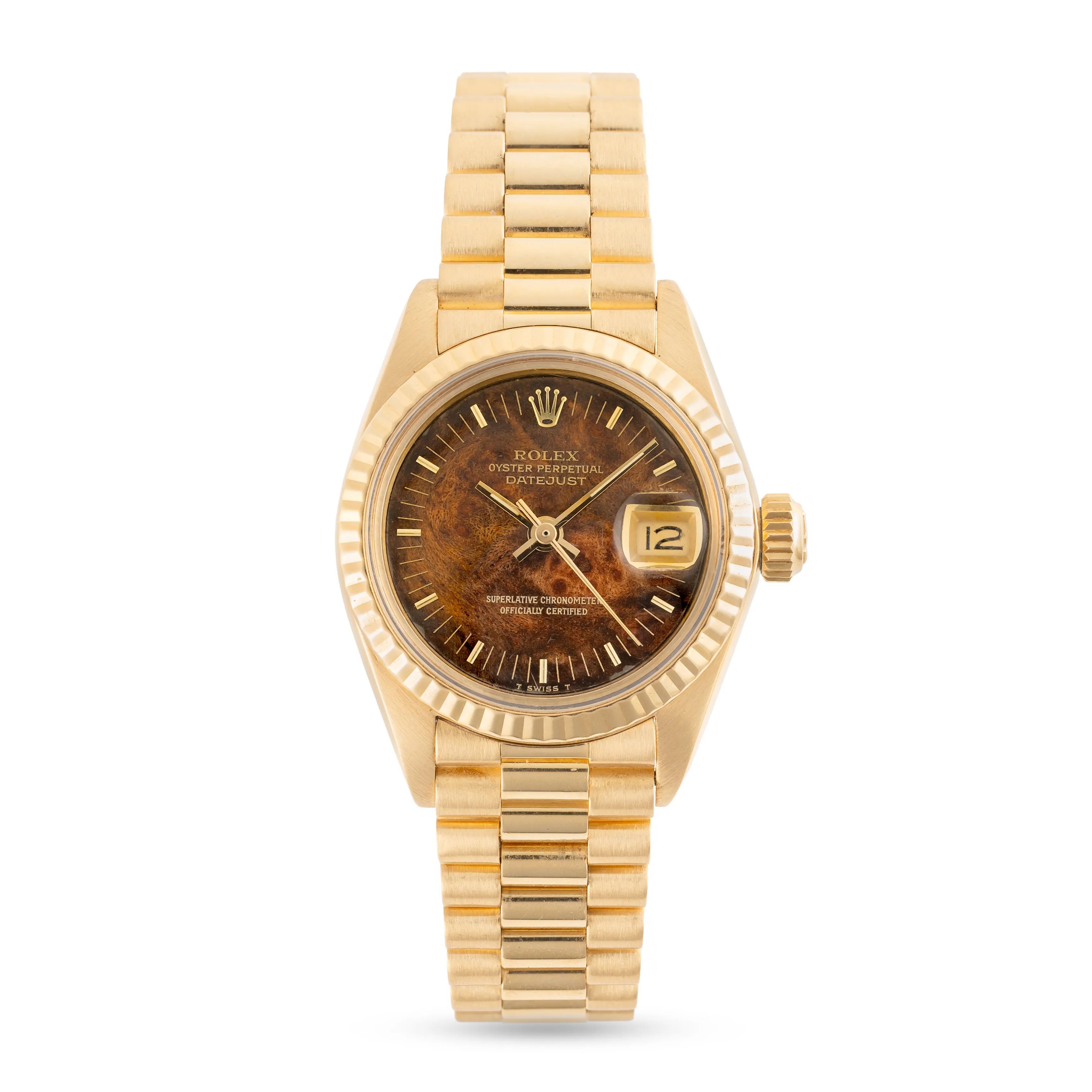 Rolex Lady-Datejust 69178 26mm Gold Wood 8