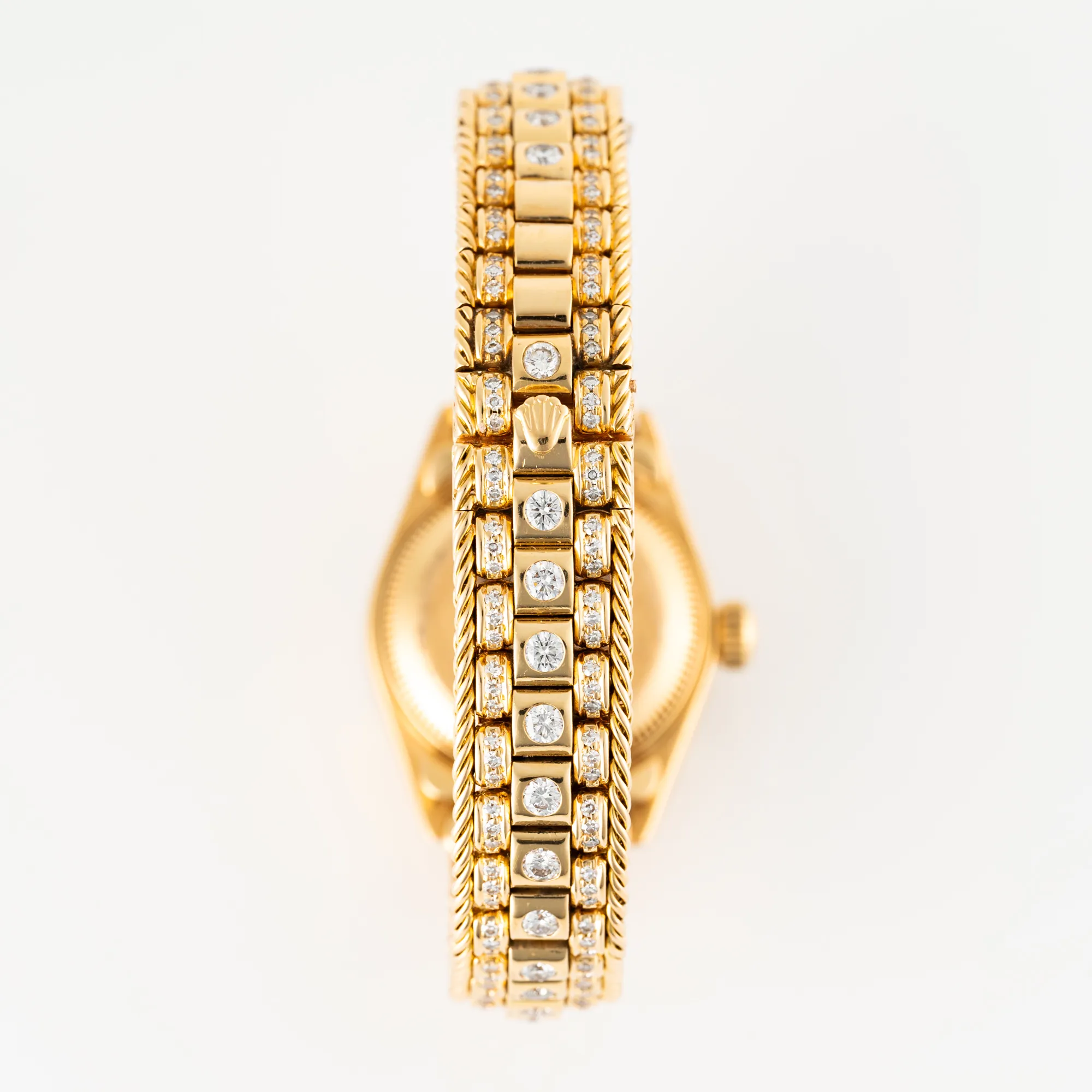 Rolex Lady-Datejust 69258 26mm Gold and diamond-set Champagne 8