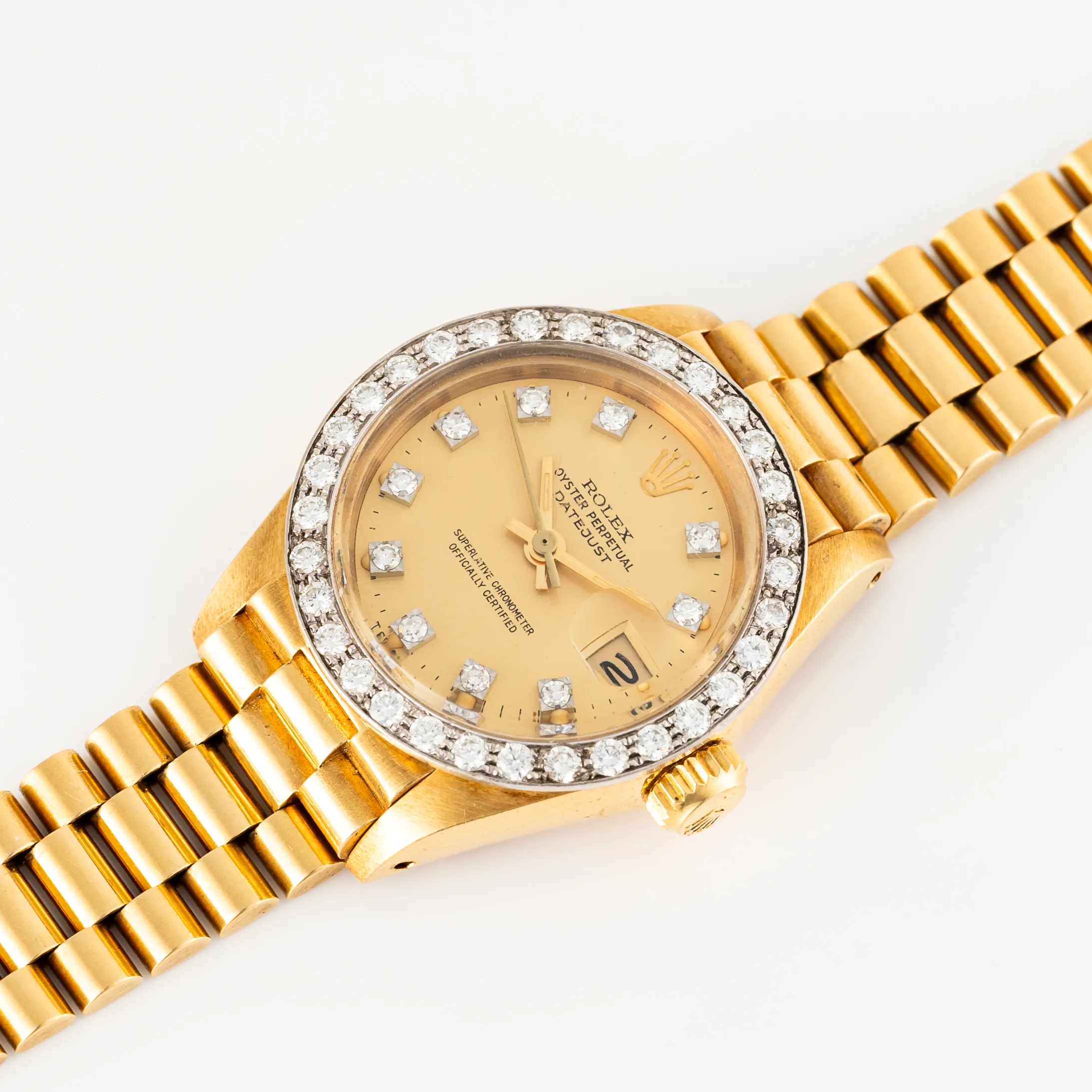 Rolex Lady-Datejust 69138 26mm Yellow gold Champagne 5