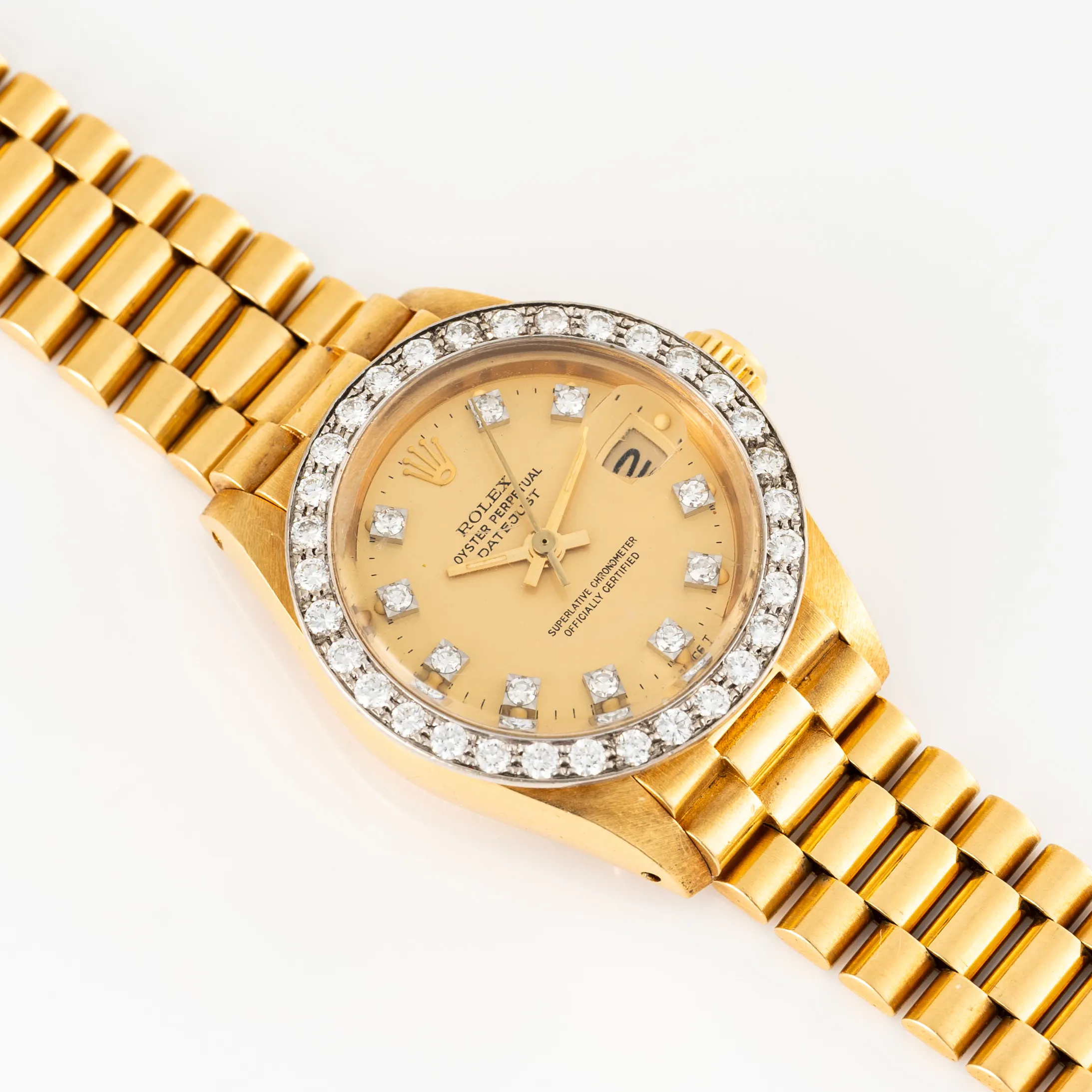 Rolex Lady-Datejust 69138 26mm Yellow gold Champagne 8