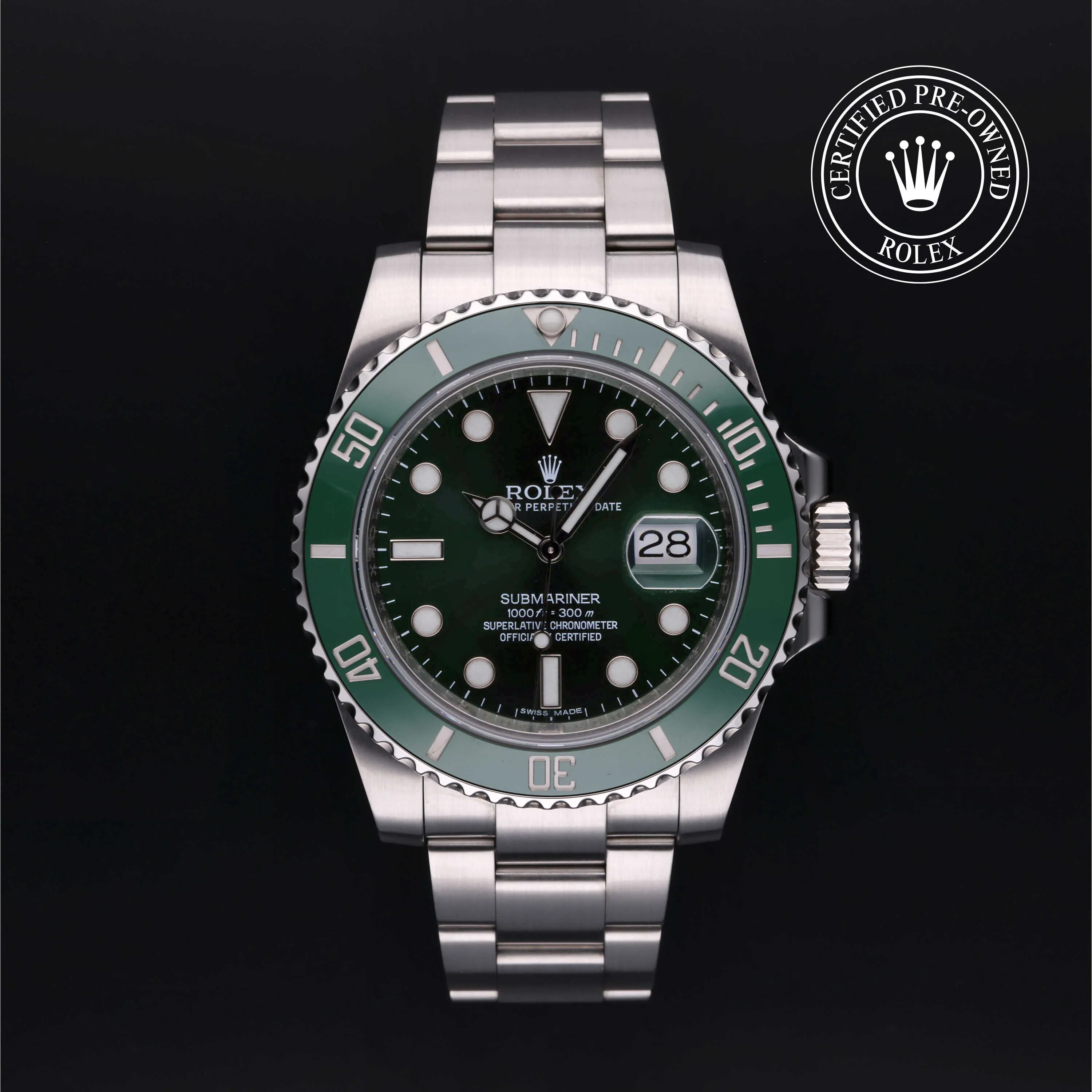 Rolex Submariner 116610LV 40mm Stainless steel Green