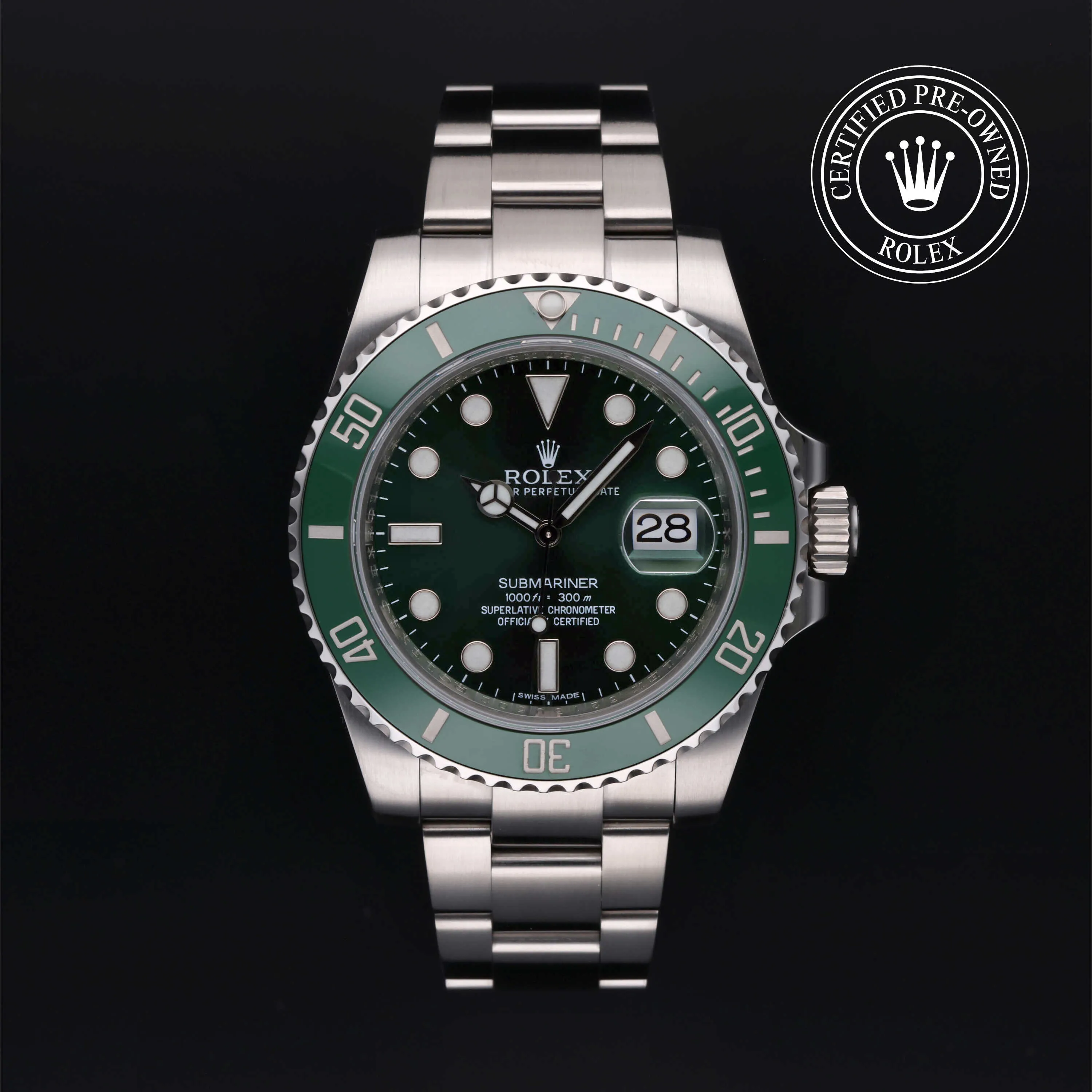 Rolex Submariner 116610LV 40mm Stainless steel Green