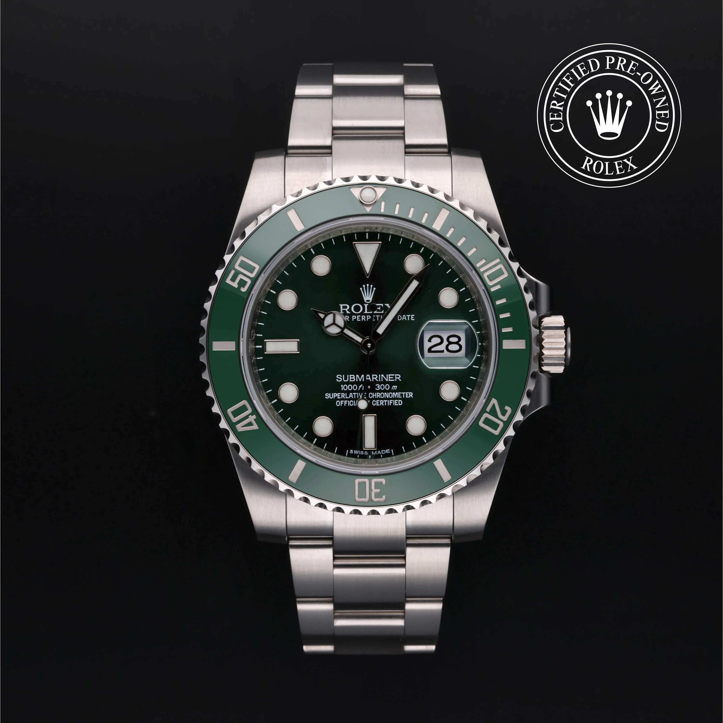 Rolex Submariner 116610LV 40mm Stainless steel Green