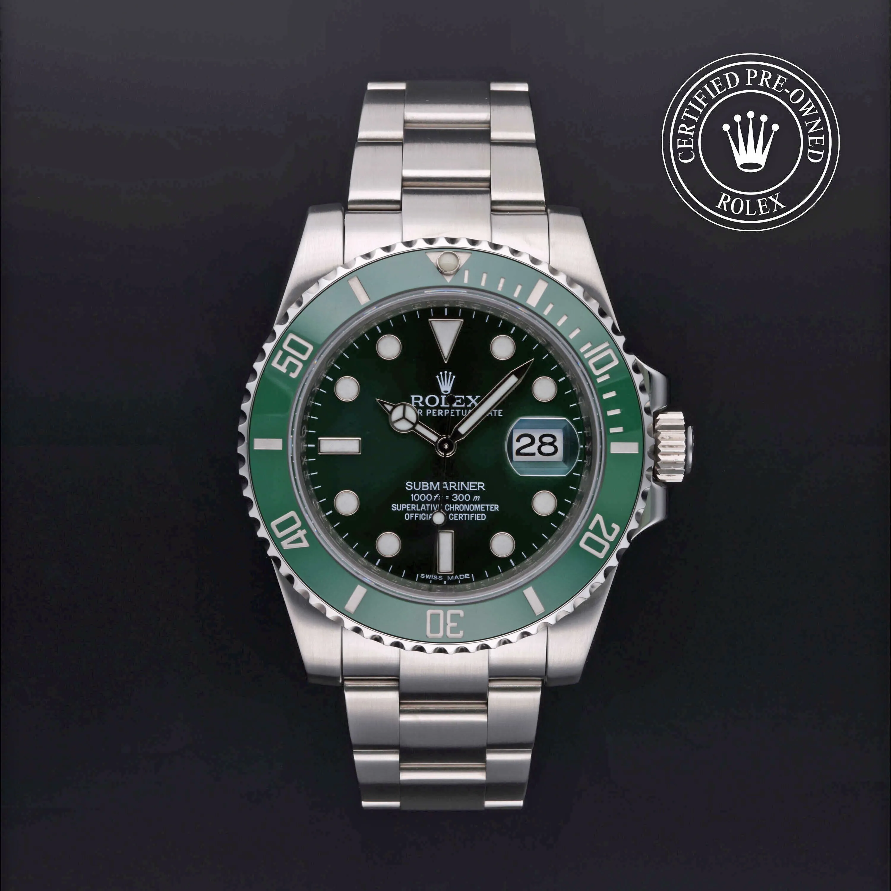 Rolex Submariner 116610LV 40mm Stainless steel Green