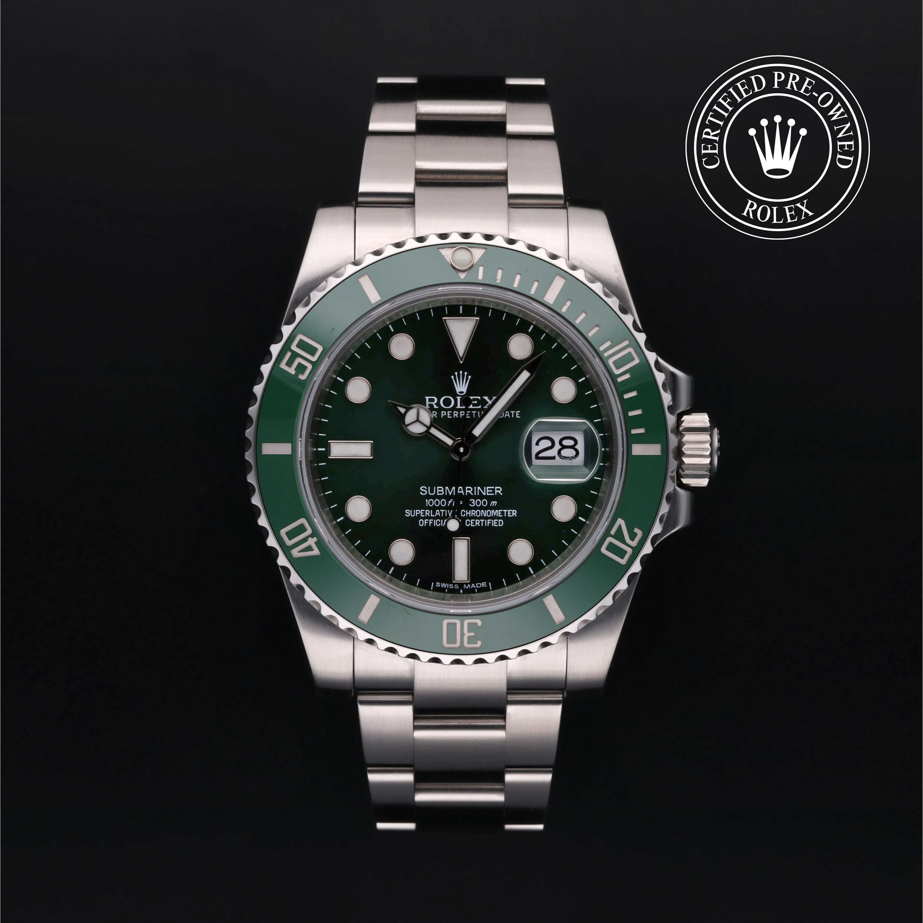 Rolex Submariner 116610LV 40mm Stainless steel Green