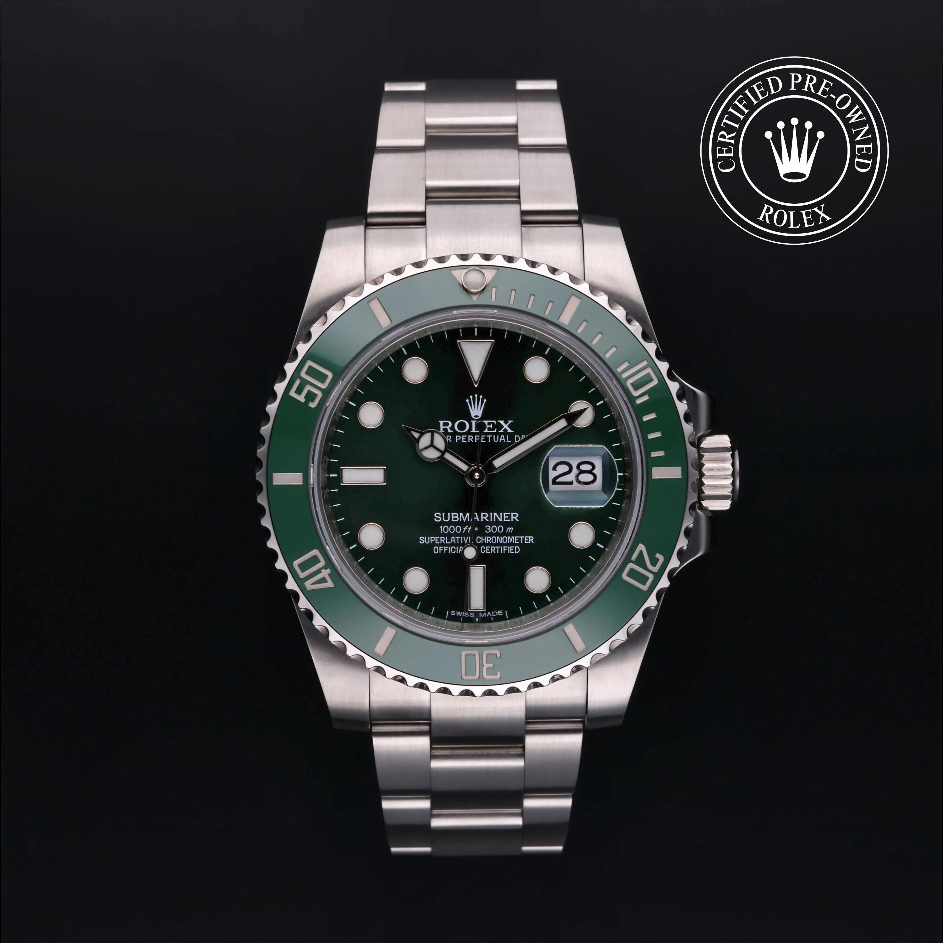 Rolex Submariner 116610LV 40mm Stainless steel Green