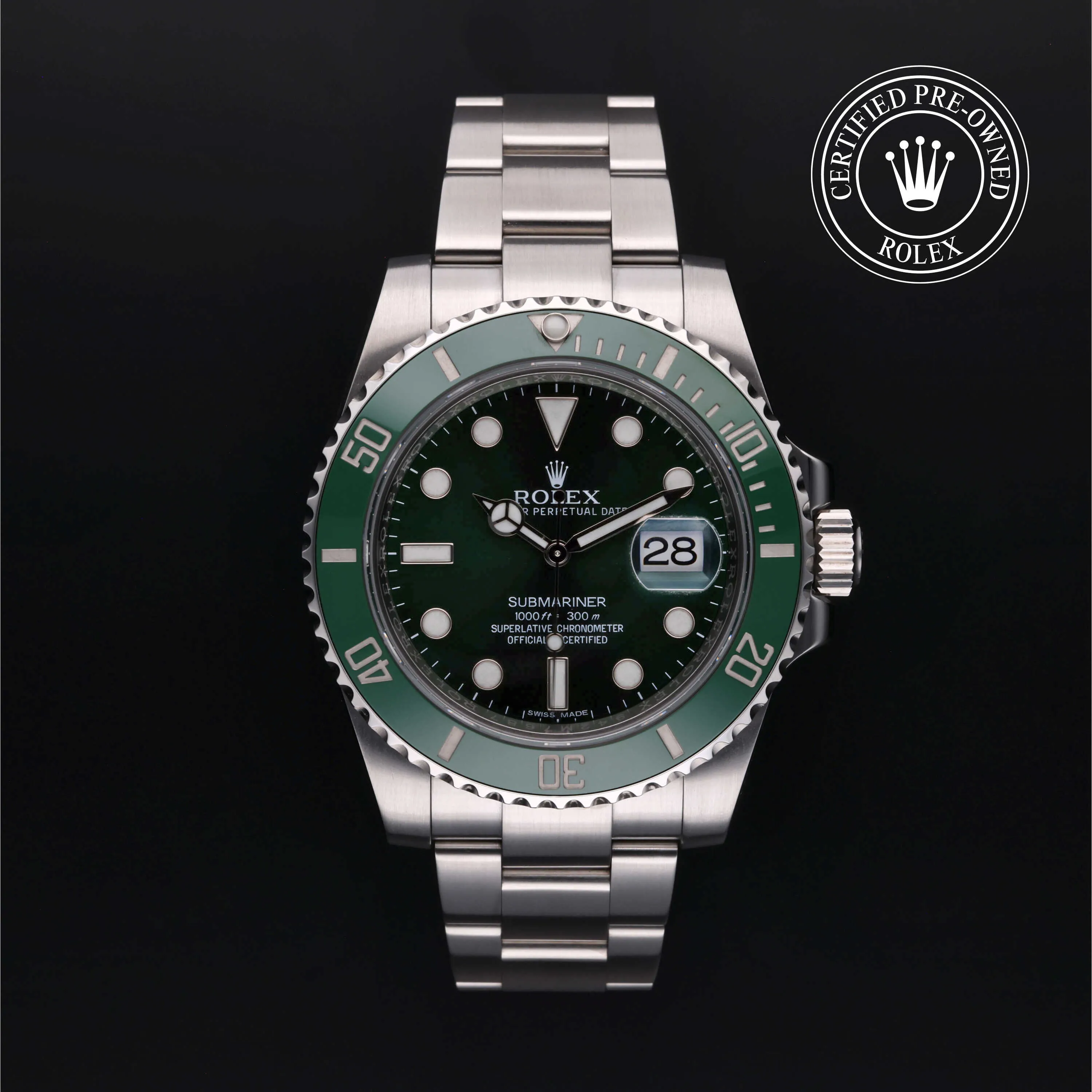 Rolex Submariner 116610LV 40mm Stainless steel Green