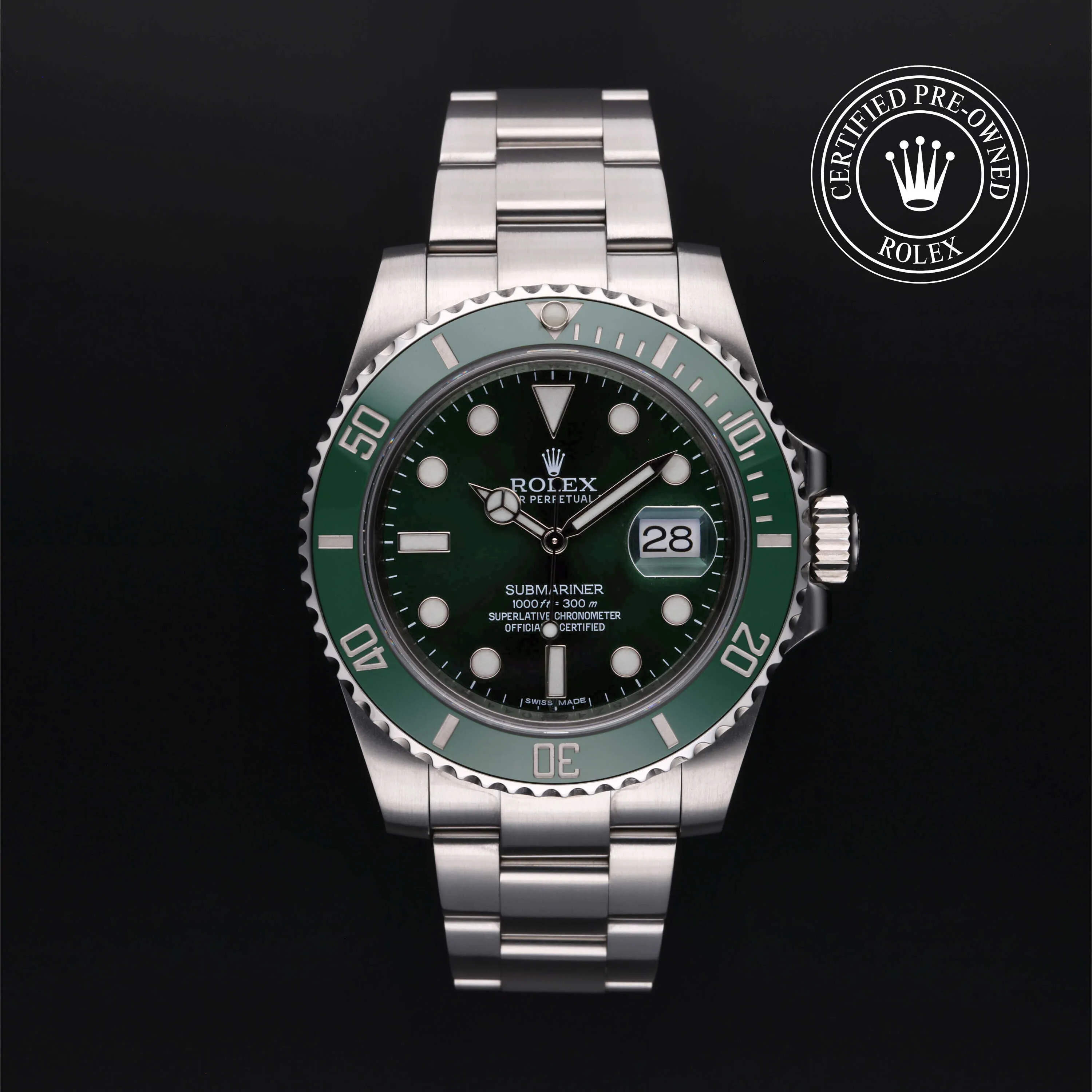 Rolex Submariner 116610LV 40mm Stainless steel Green