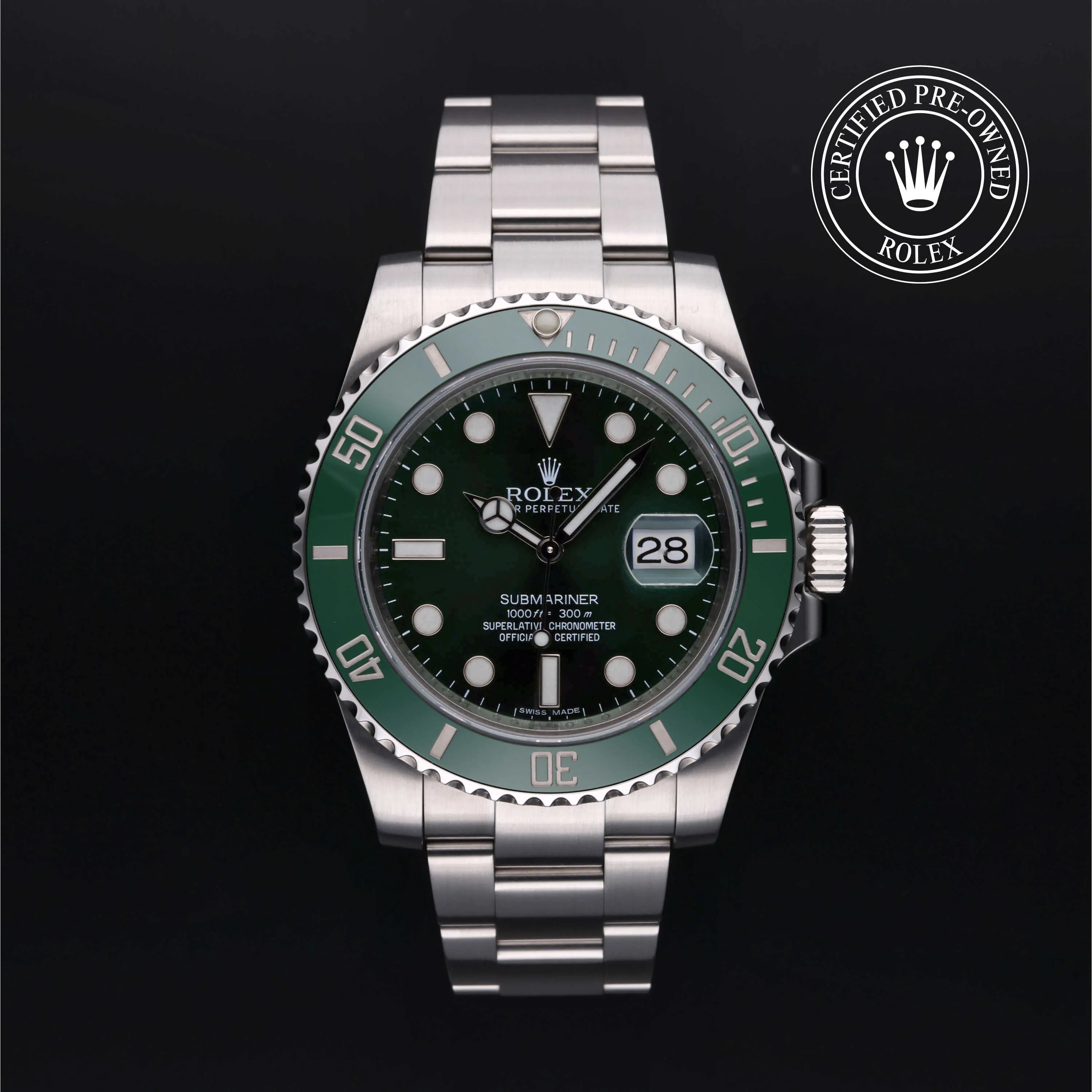 Rolex Submariner 116610LV 40mm Stainless steel Green